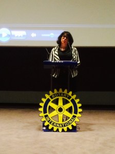 Martine WESOLEK, présidente Rotary Moulins-yzeure
