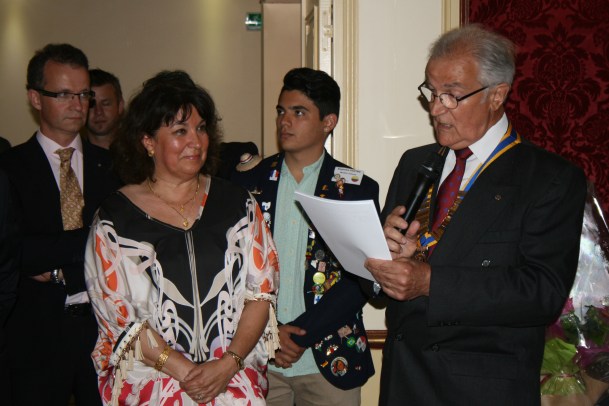 Passation de présidence entre Martine WESOLEK et Alain CLEMENTEL