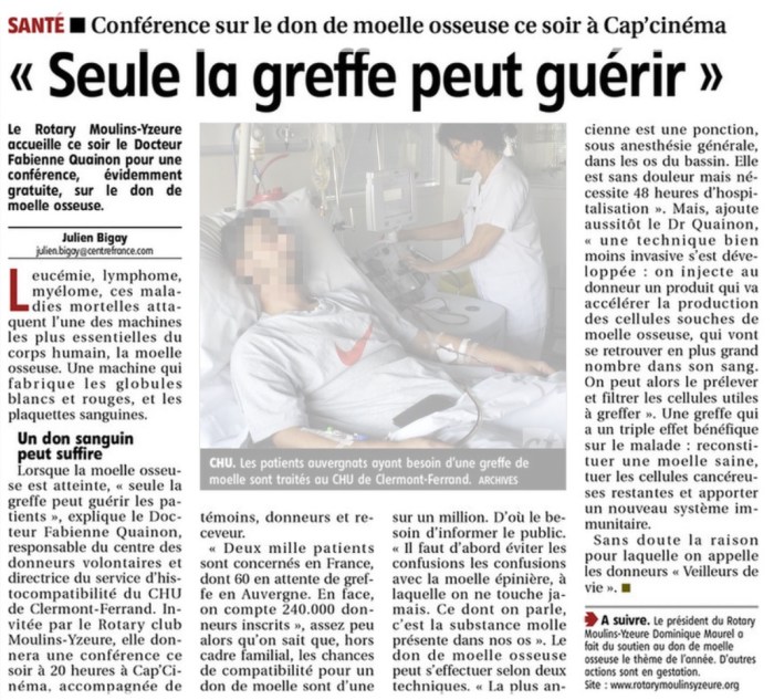 Journal La Montagne 27/10/16